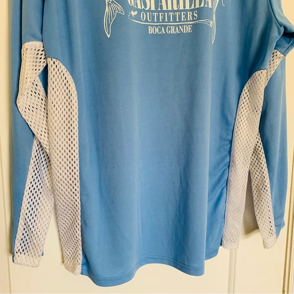 Men's Gasparilla Outfitters Fishing Shirt SPF Quick-Dry Long-Sleeve Rashguard XL - Picture 4 of 10